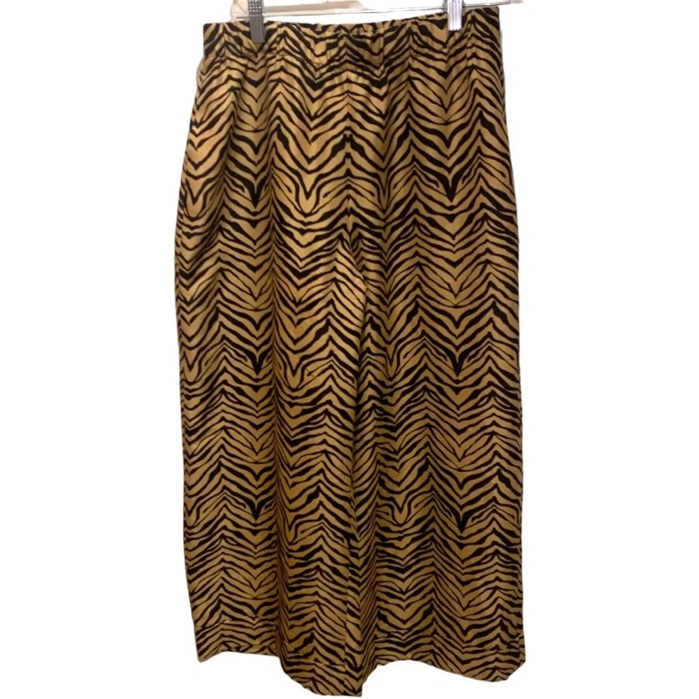 Lafayette 148 New York Riverside Silk Crop Pants in Size Medium